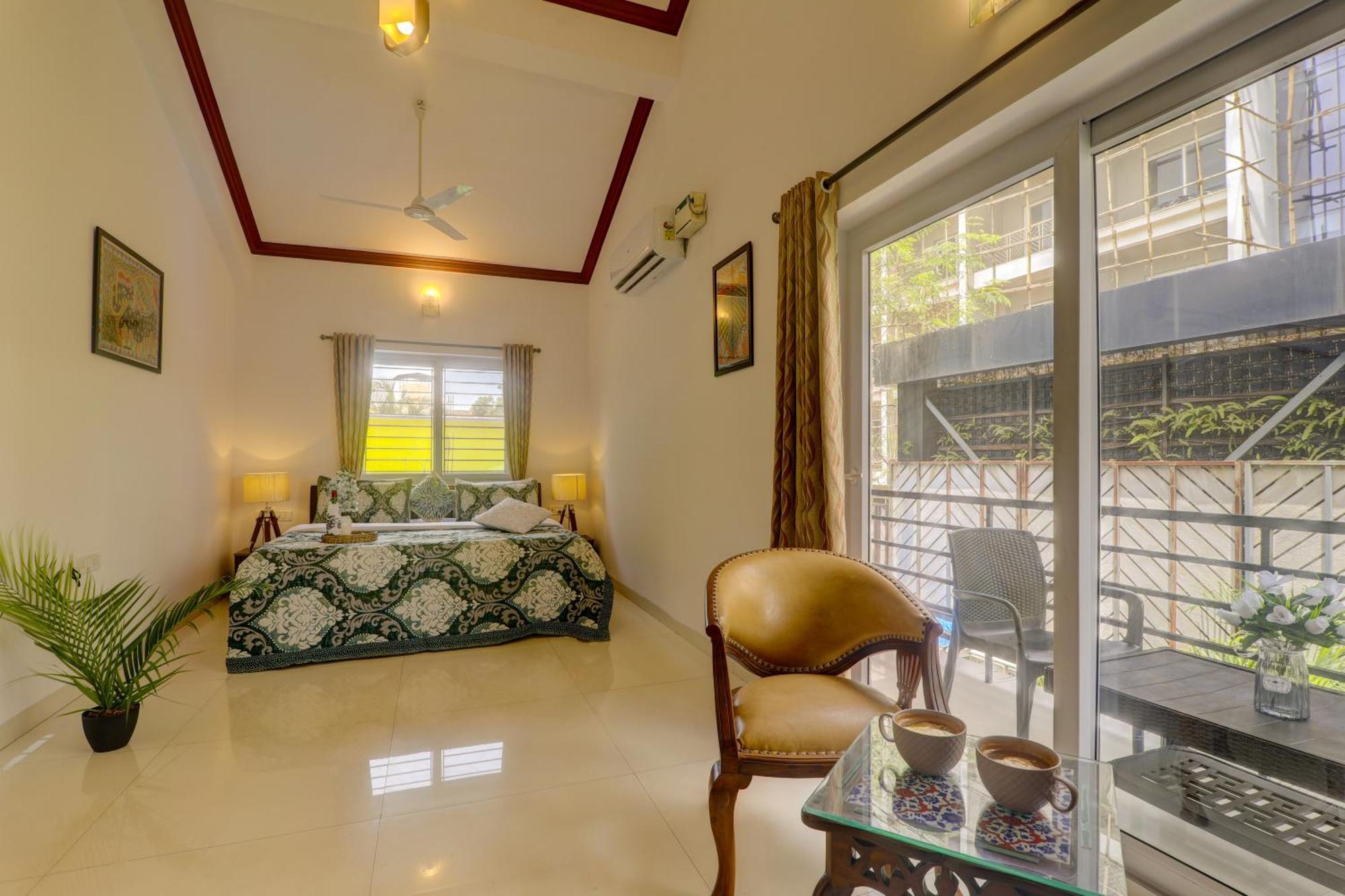 Ludo Private Pool Villa, WiFi-Caretaker-Parking, North Goa Baga Esterno foto