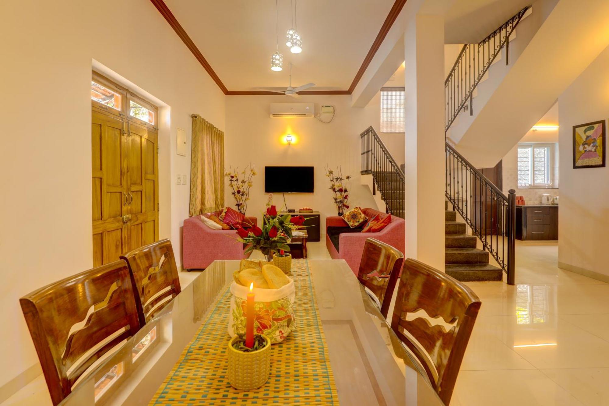 Ludo Private Pool Villa, WiFi-Caretaker-Parking, North Goa Baga Esterno foto